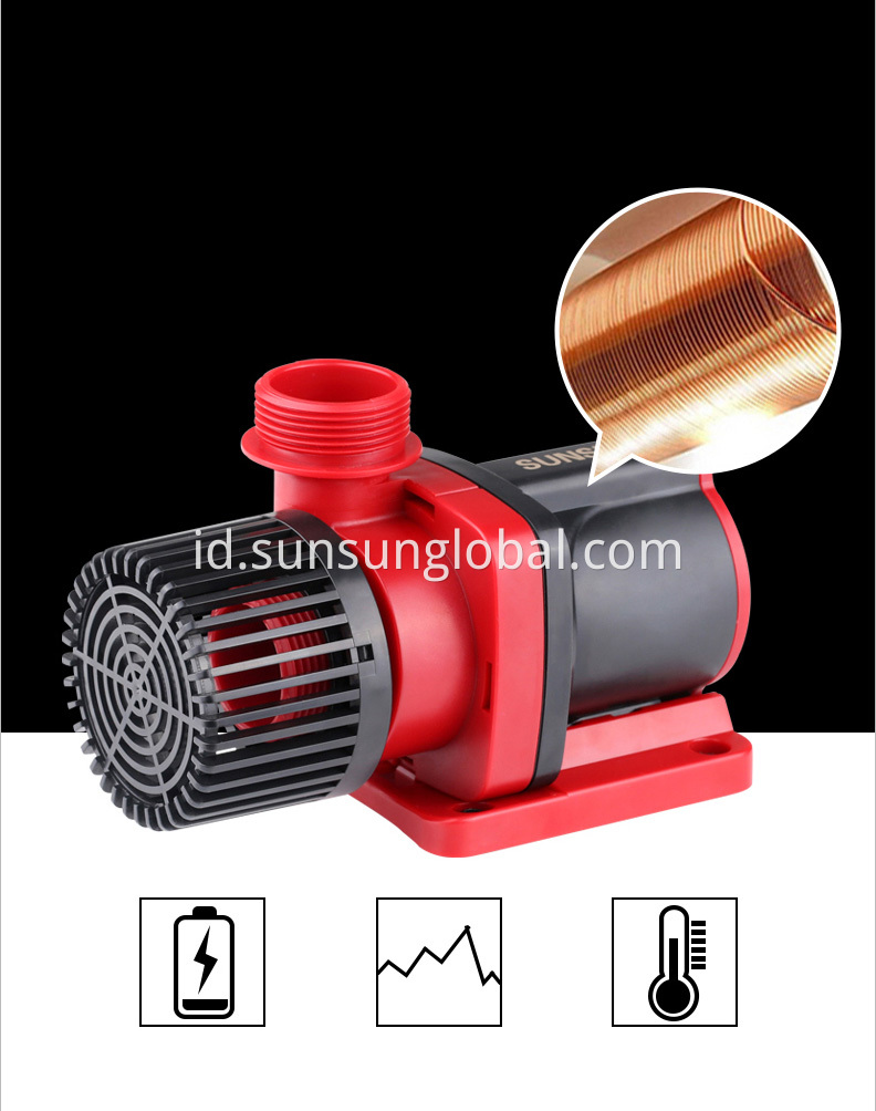 Sunsun China 24 Volt Otomatis Tekanan Tinggi Penambangan Listrik Pompa Air DC
